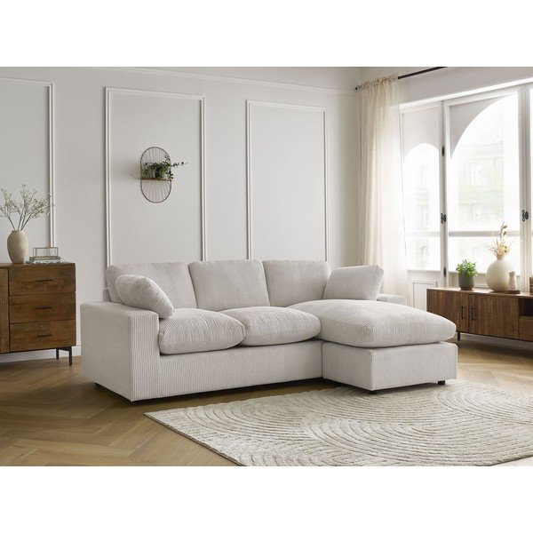 Bež kutna garnitura od samta Belair – Bobochic Paris-image-1