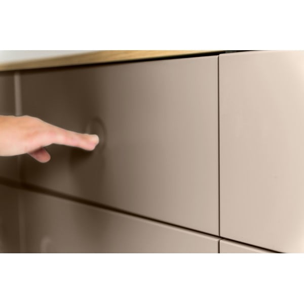 Smeđa komoda Tenzo Dot, 109 x 137 cm-image-4