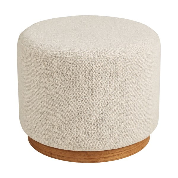 Bež tabure od bouclé tkanine Daisy – House Nordic