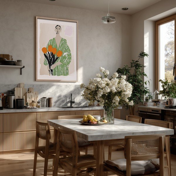 Tiskana slika s okvirom 50x70 cm Stella – Styler-image-1