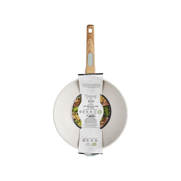 Wok tava s keramičkim premazom ø 30 cm Signature Range – Cooksmart ®-image-3