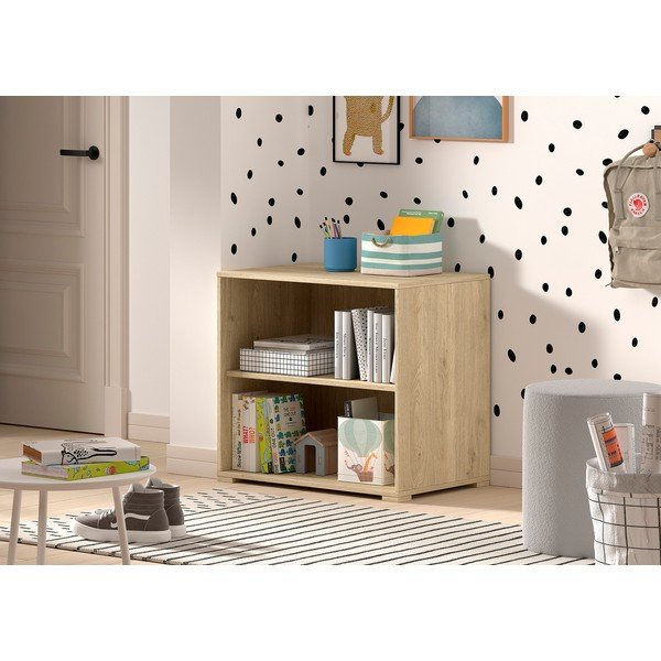 Dječja biblioteka u prirodnoj boji 68x62x43 cm Sam – Vipack-image-1