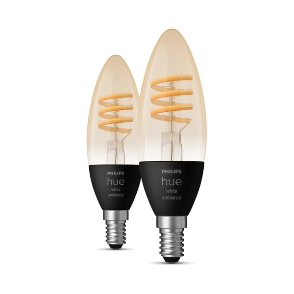 Sa žarnom niti pametne žarulje u setu 2 kom E14, 5 W White ambiance – Philips Hue