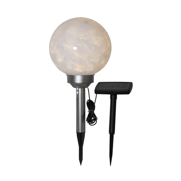 Vanjska okrugla solarna LED svjetiljka Star Trading Luna, ø 20 cm