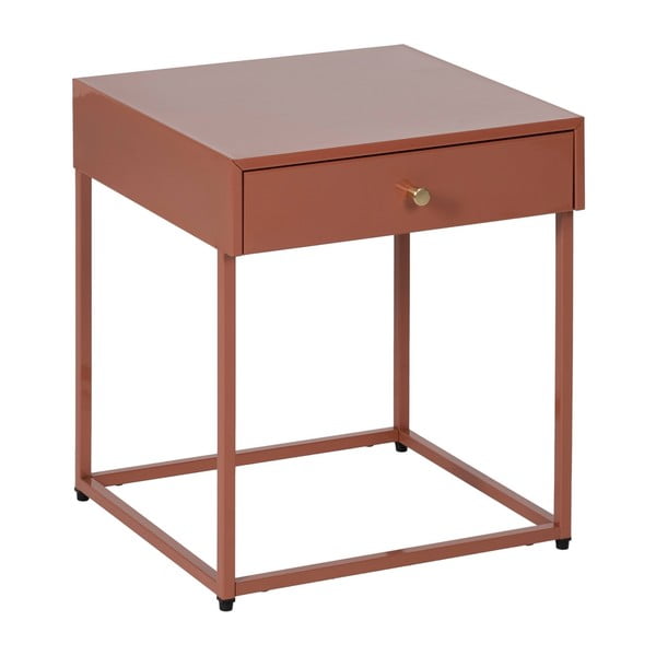 Noćni ormarić boje terakote Nara – Ixia