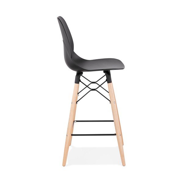 Crni bar stolica Cocoon Marcel Mini, sedam visina 68 cm-image-2