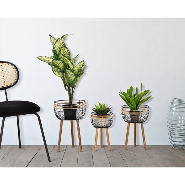 Metalni stalci za cvijeće 3 kom Oporto - Mauro Ferretti-image-1