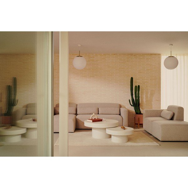 Okrugao vrtni stol betonski ø 90 cm Aiguablava – Kave Home-image-3