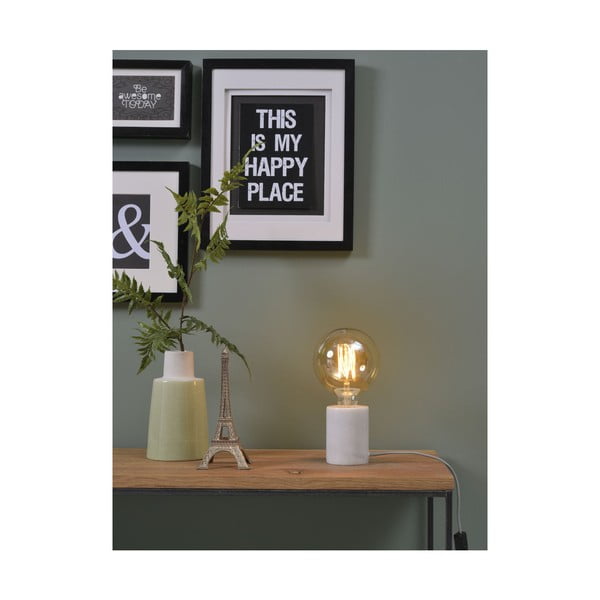 Bijeli stolna lampa s mramornom bazom - it's about RoMi Athens-image-4