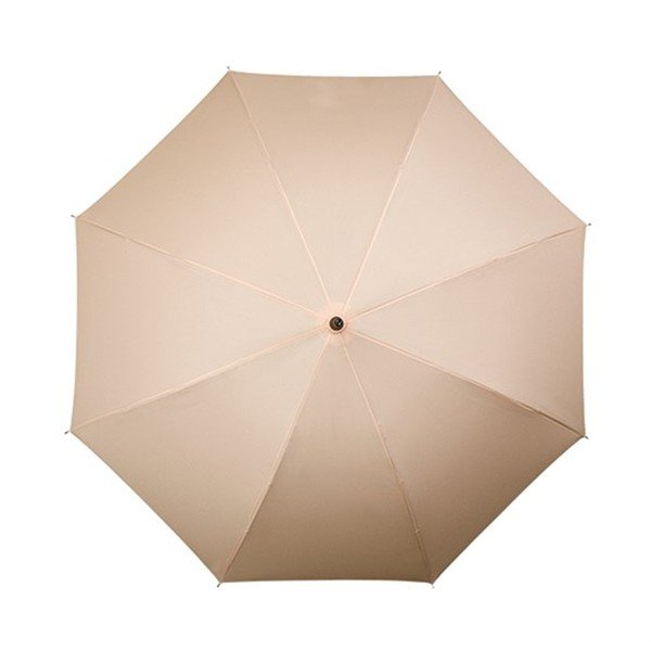 Bež kišobran otporan na vjetar s drvenom ručkom Ambiance Wooden, ⌀ 102 cm-image-1