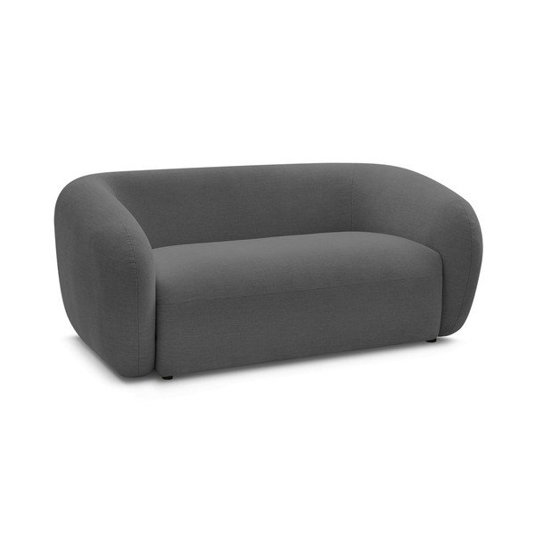 Tamno siva sofa od šenila 160 cm Celine – Bobochic Paris-image-2