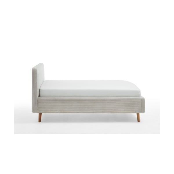 Bež tapecirani krevet bez podnice 120x200 cm Mattis – Meise Möbel-image-3