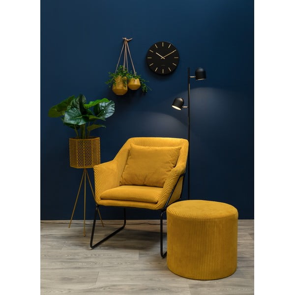 Žuta fotelja od sumota Leitmotiv Glam-image-1