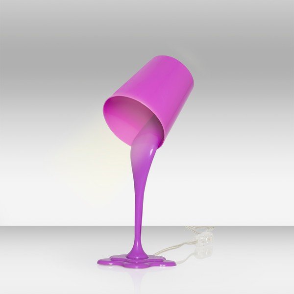 Ljubičasta stolna lampa Homemania Decor Ximena-image-1