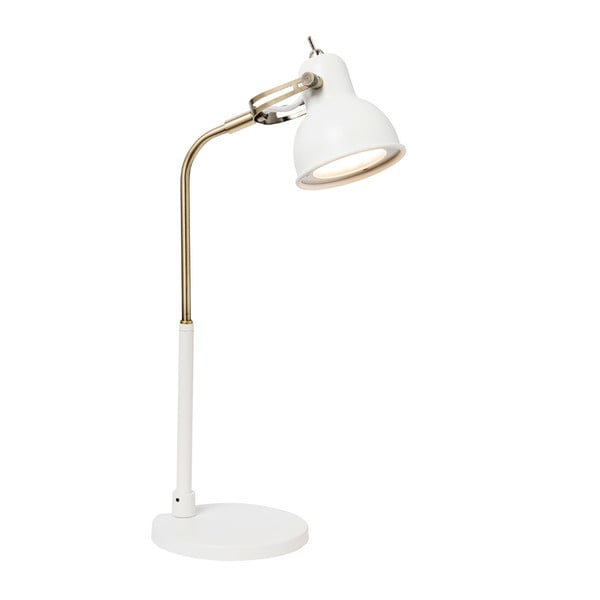 Bijela stolna svjetiljka s LED svjetlom SULION Bang