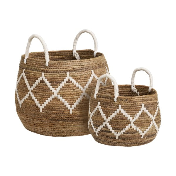 Pletene košare u setu 2 kom ø 41x32 cm Altea – House Nordic-image-3