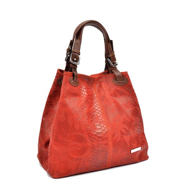 Luisa Vannini Marcelle crvena kožna torbica-image-2