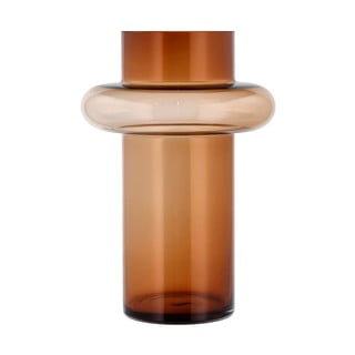 Narančasta staklena vaza Lyngby Glas Tube, visina 30 cm