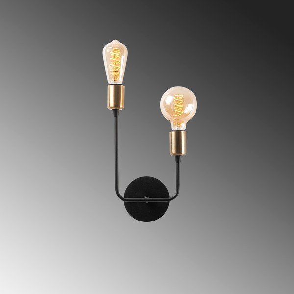 Crna zidna lampa Dolma – Opviq lights-image-3