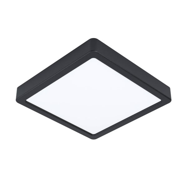 Crna LED stropna svjetiljka 21x21 cm FUEVA 5 – EGLO