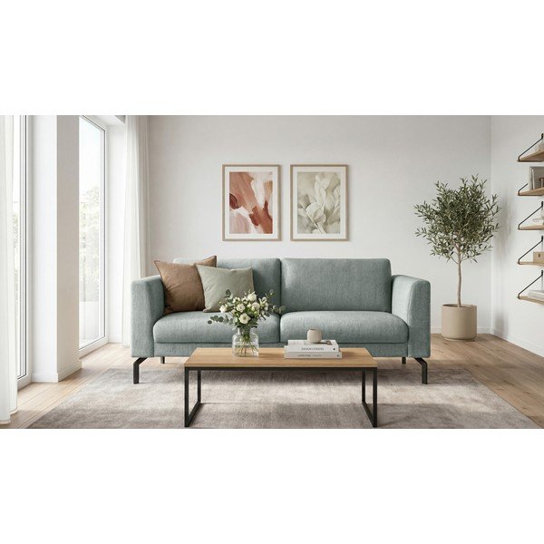 Svijetlo siva sofa 165 cm Gomero – Scandic-image-1