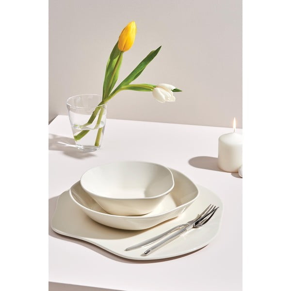 Set od 2 bijela tanjura Kütahya Porselen Basic, ø 24 cm-image-1