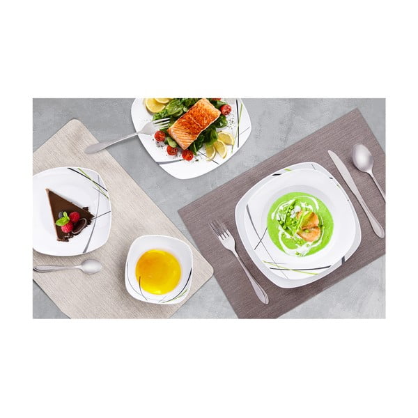 18-dijelni set porculanskog posuđa Orion Green-image-2