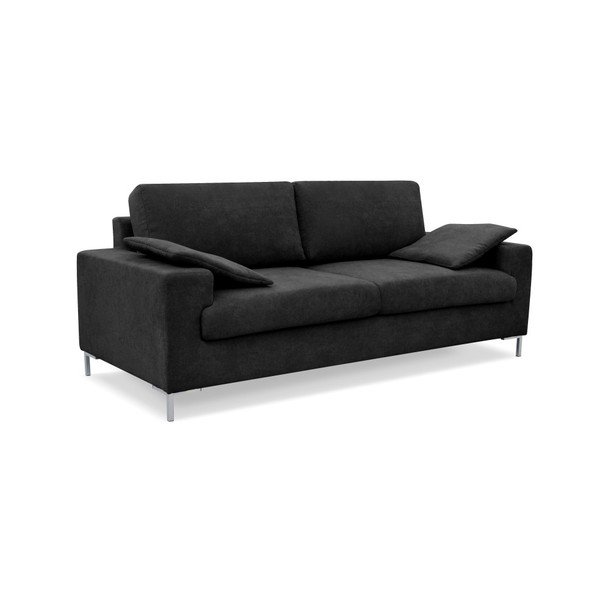 Crna sofa za troje Cosmopolitan dizajn Hong Kong-image-1