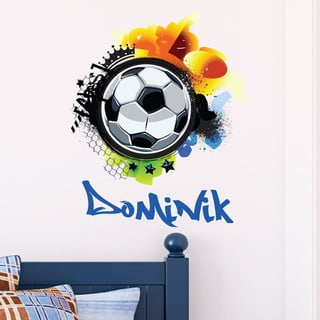 Zidna samoljepljiva naljepnica s imenom Ambiance Football Graffitti