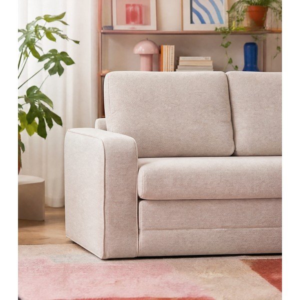 Bež sklopiva sofa 160 cm Come – Bobochic Paris-image-3