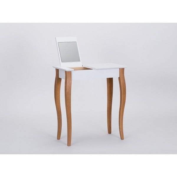 Bijeli toaletni stolić sa zrcalom Ragaba Dressing Table, duljine 65 cm-image-1