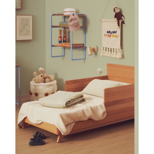 Svijetlo zelena deka za bebe od jacquarda 130x170 cm Tivaro – Kave Home-image-2