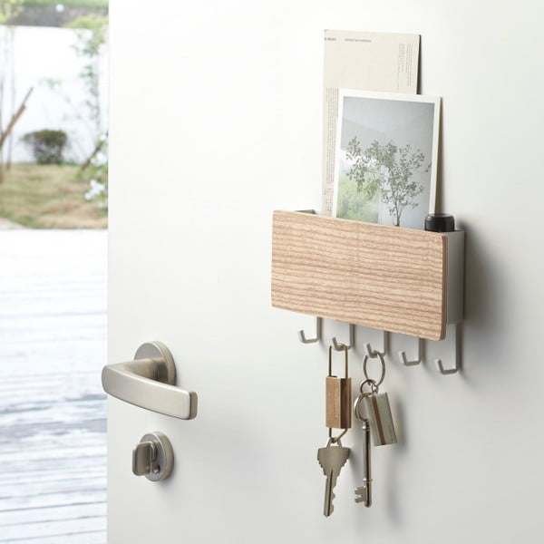 Bijela vješalica za ključeve YAMAZAKI Rin-image-1