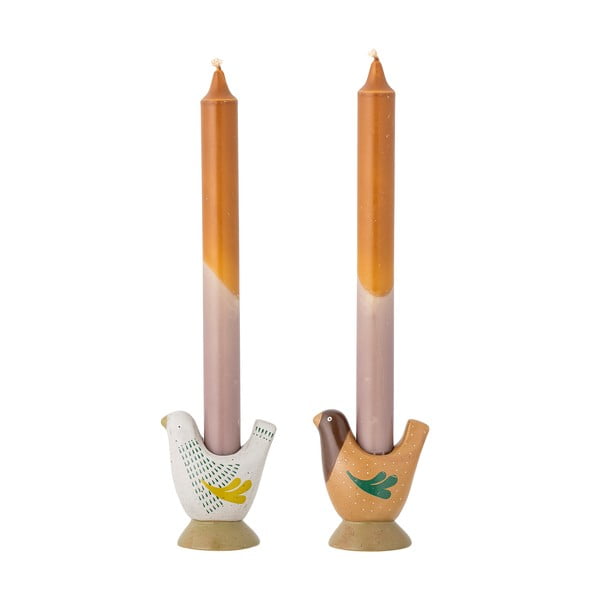 Glineni svijećnjaci u setu 2 kom Reem – Bloomingville-image-3