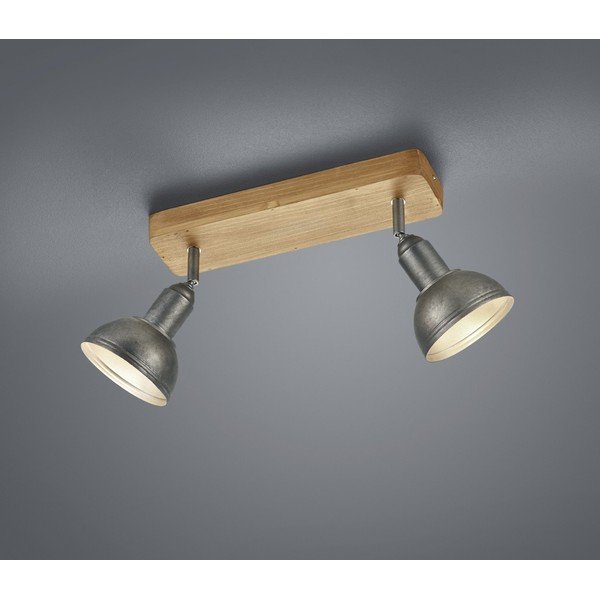 Tamno sivi/u prirodnoj boji reflektor 11x33 cm Delhi – Trio-image-1