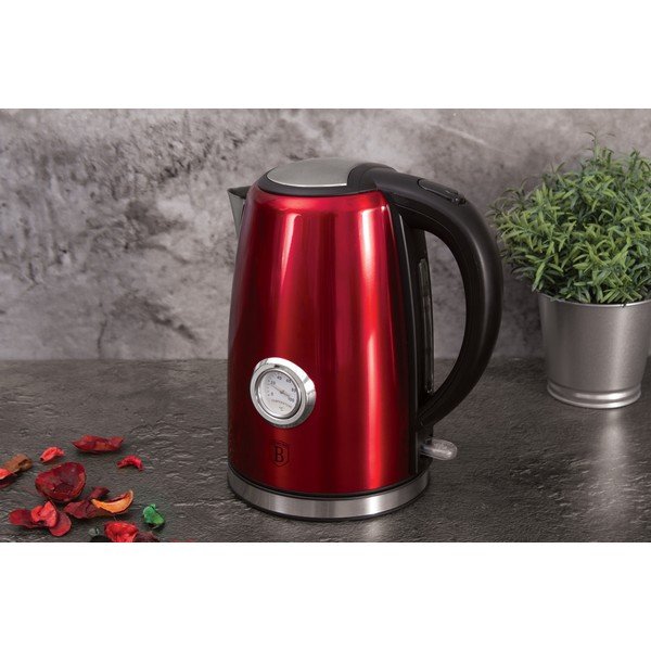 Crveno kuhalo za vodu 1,7 l Burgundy Metallic Line - BerlingerHaus-image-2
