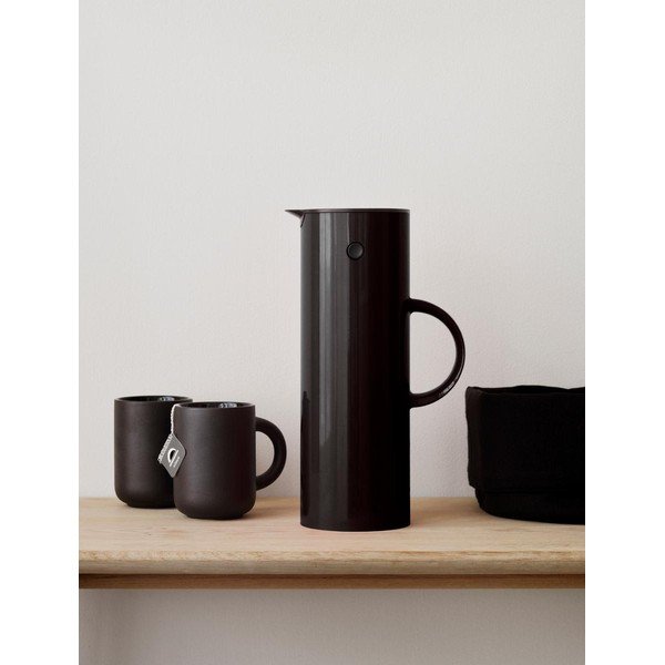 Crna plastična termosica 1 l EM77 – Stelton-image-1