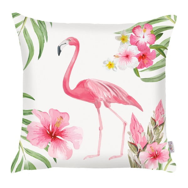 Ružičasta navlaka za jastuk Mike &amp; Co. NEW YORK Flamingo, 43 x 43 cm