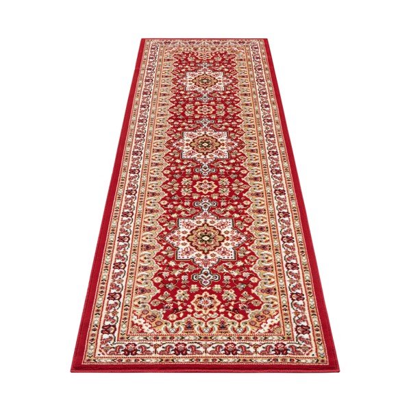Crveni tepih Nouristan Parun Tabriz, 80 x 250 cm-image-2