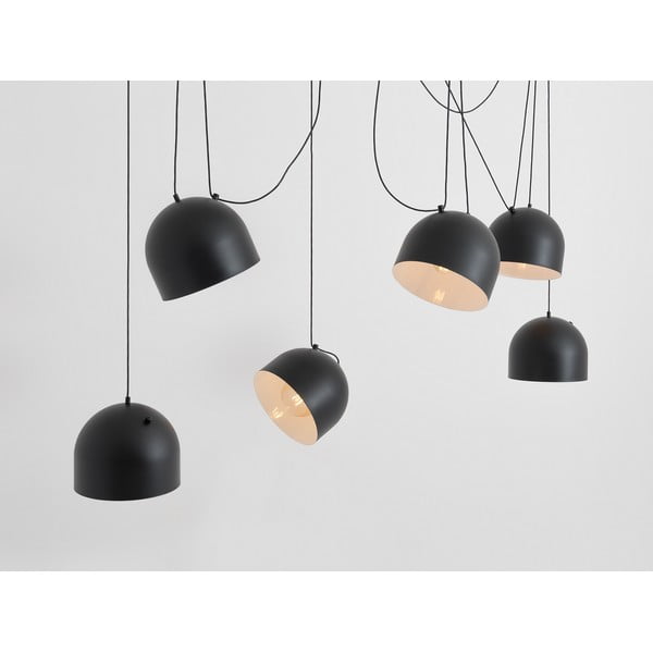 Crna visilica s metalnim sjenilom 250x250 cm Popo - CustomForm-image-2