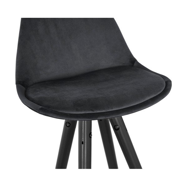 Crni bar stolica Cocoon nose mini, visinu sjedala 65 cm-image-2