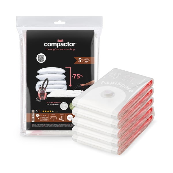 Vakuum vrećice za odjeću u setu 5 kom Vacuum L – Compactor