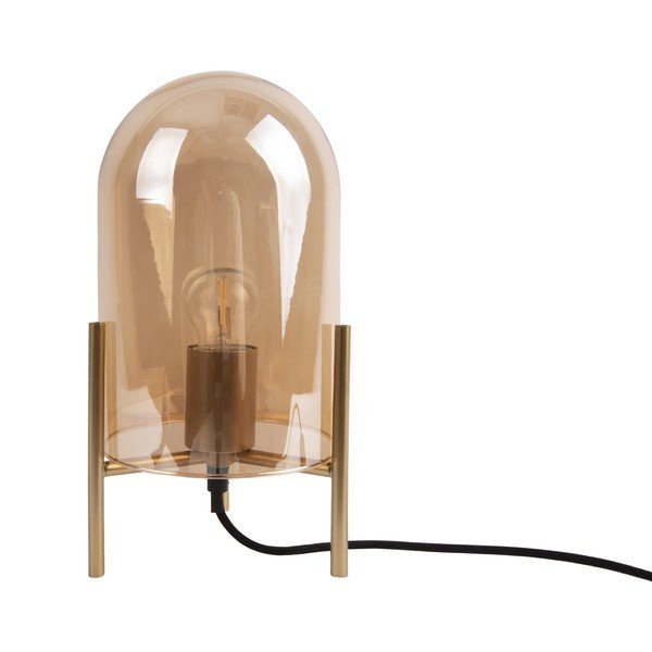 Staklena stolna svjetiljka u zlatnoj boji Leitmotiv stakleno zvono-image-2