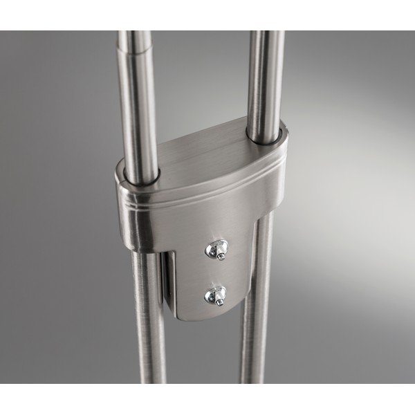 LED stojeća svjetiljka s mogućnosti zatamnjivanja u srebrnoj boji (visina 150 cm) Dent – Fischer & Honsel-image-3