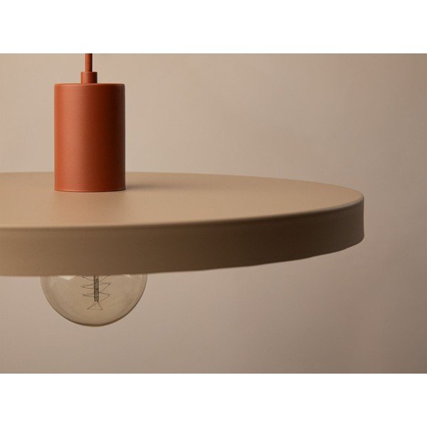 Bež metalna viseća svjetiljka ø 40 cm Ori – Micadoni -image-1