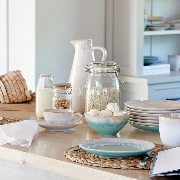 Tirkizni desertni tanjur od kamenine ø 22 cm Taormina – Casafina-image-2