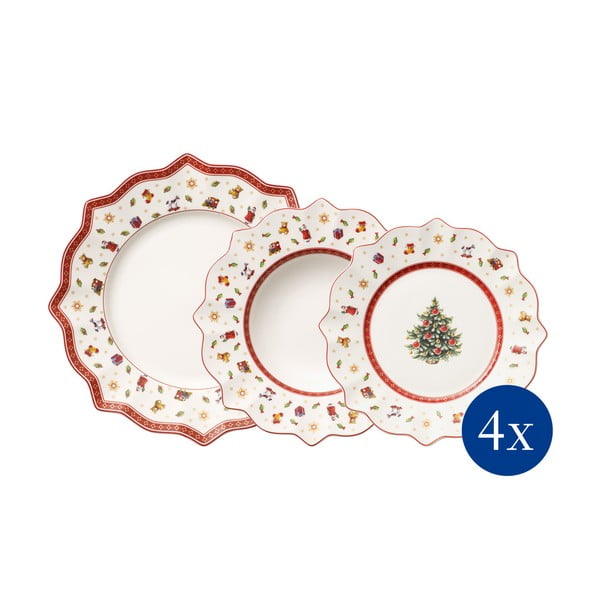 Set od 12 porculanska božićna tanjura Toy's Delight Villeroy & Boch