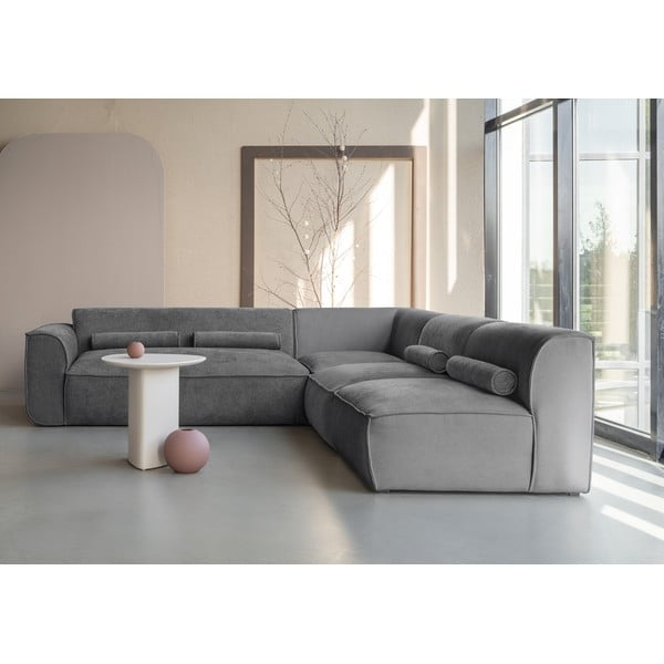 Siva kutna garnitura (s desnim kutom) Flex Felix – Miuform-image-1