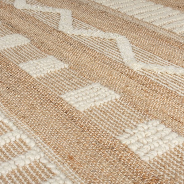 Bež staza od jute Flair Rugs Medina, 60 x 230 cm-image-4