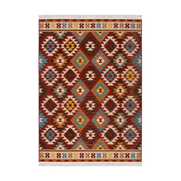 Crveni tepih Universal Caucas Ethnic, 80 x 150 cm